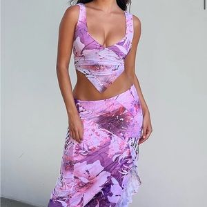 NWT Theo Top in Mauve Rose